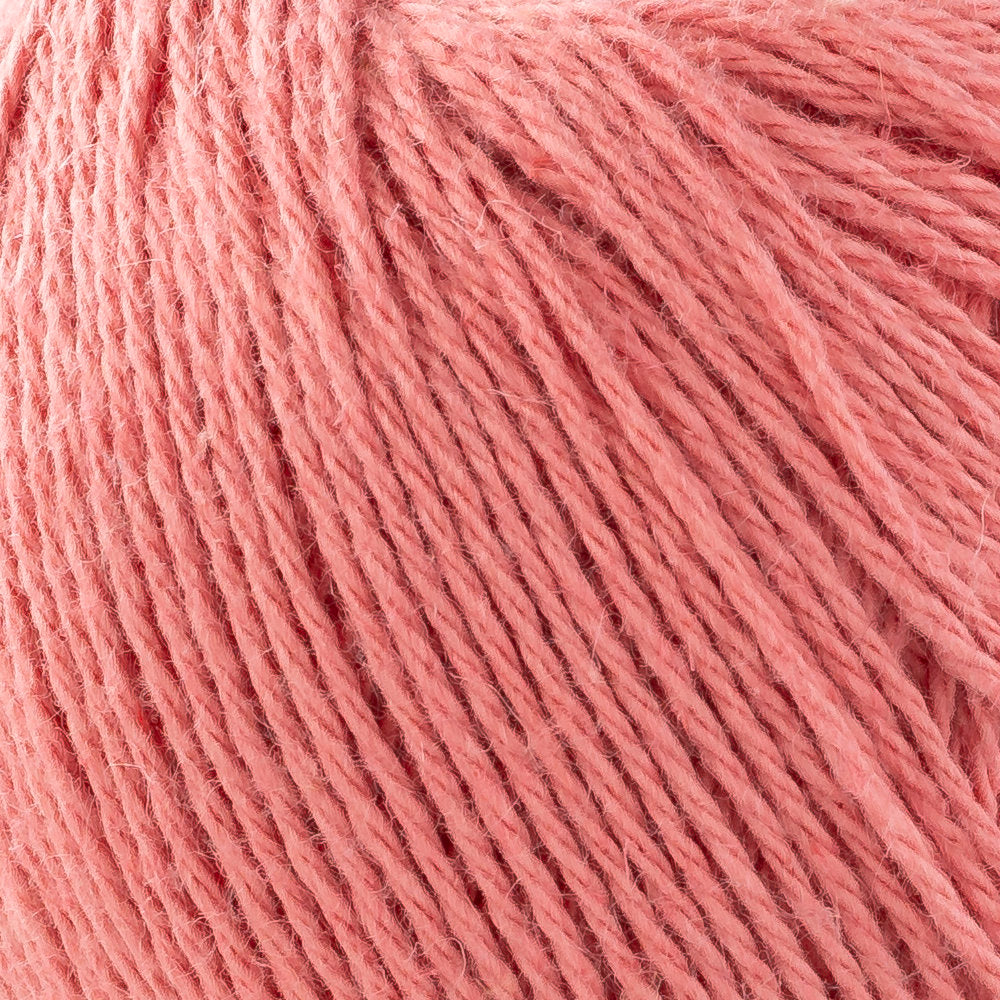 La Mia Linen Cotton Pembe El Örgü İpi - L198