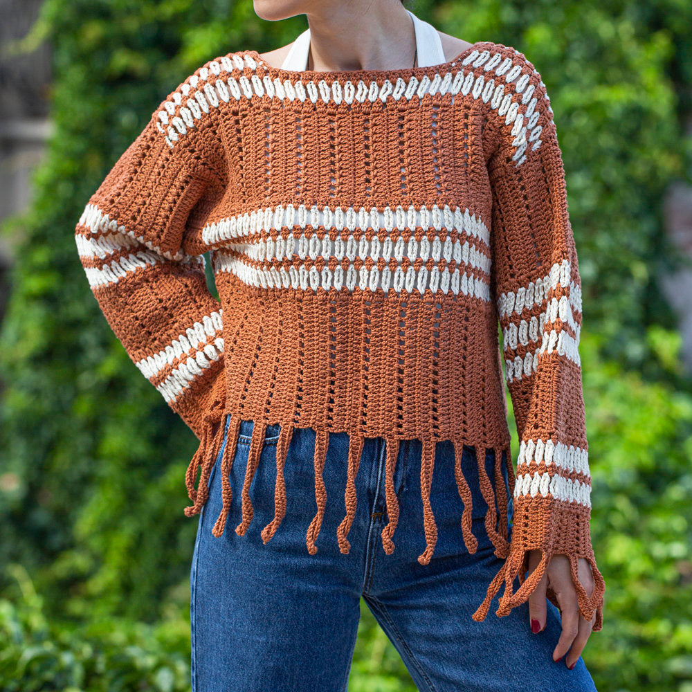 La Mia XL Mercerized Krem El Örgü İpi - 174