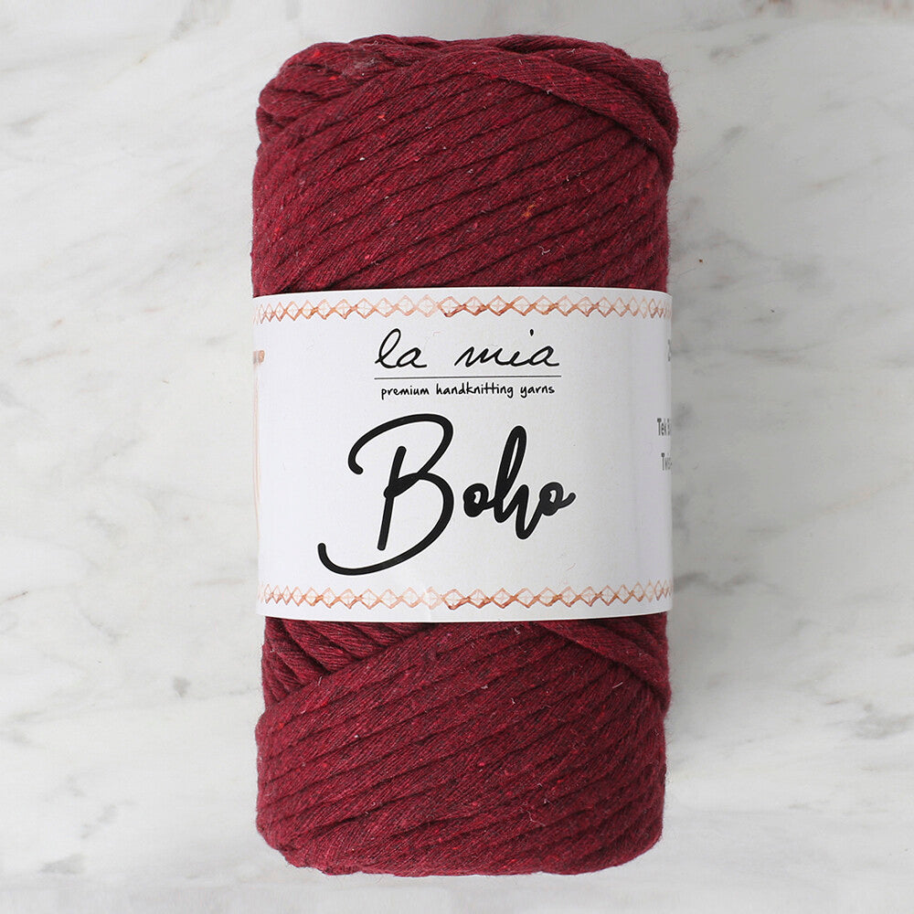 La Mia Boho Bordo Büküm Makrome İpi - L065