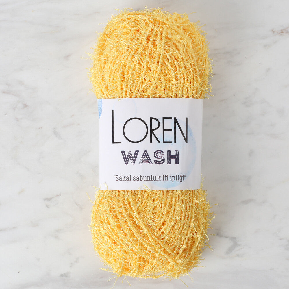 Loren Wash Sarı El Örgü İpi - R086