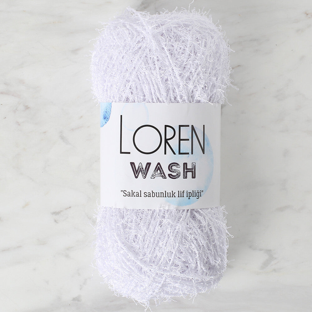 Loren Wash Optik Beyaz El Örgü İpi - R001