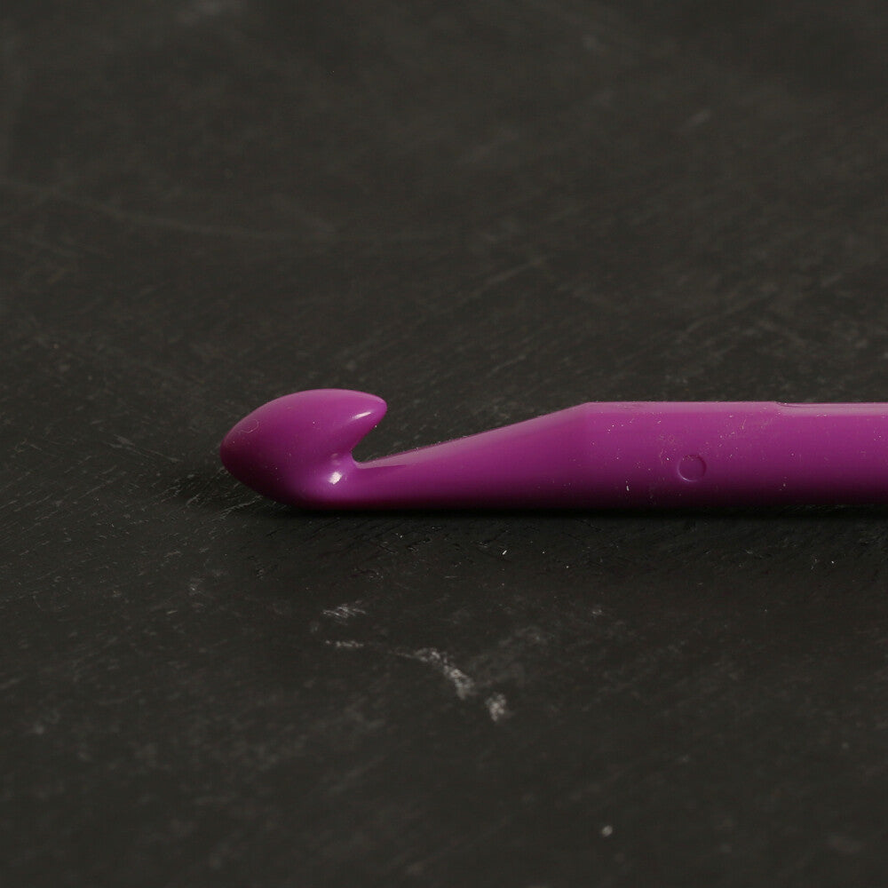 Pony Colour 8 mm 15 cm Mor Plastik Yün Tığ - 44367