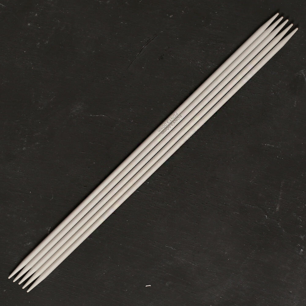 Pony 5'li 3 mm 20 cm Alüminyum Çorap Şişi - 36616