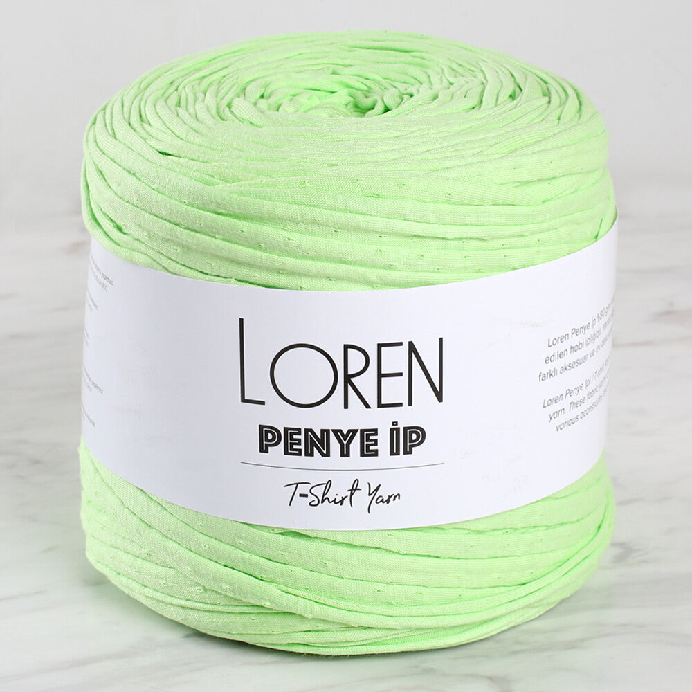 Loren Penye Kumaş El Örgü İpi Fıstık Yeşili - 4