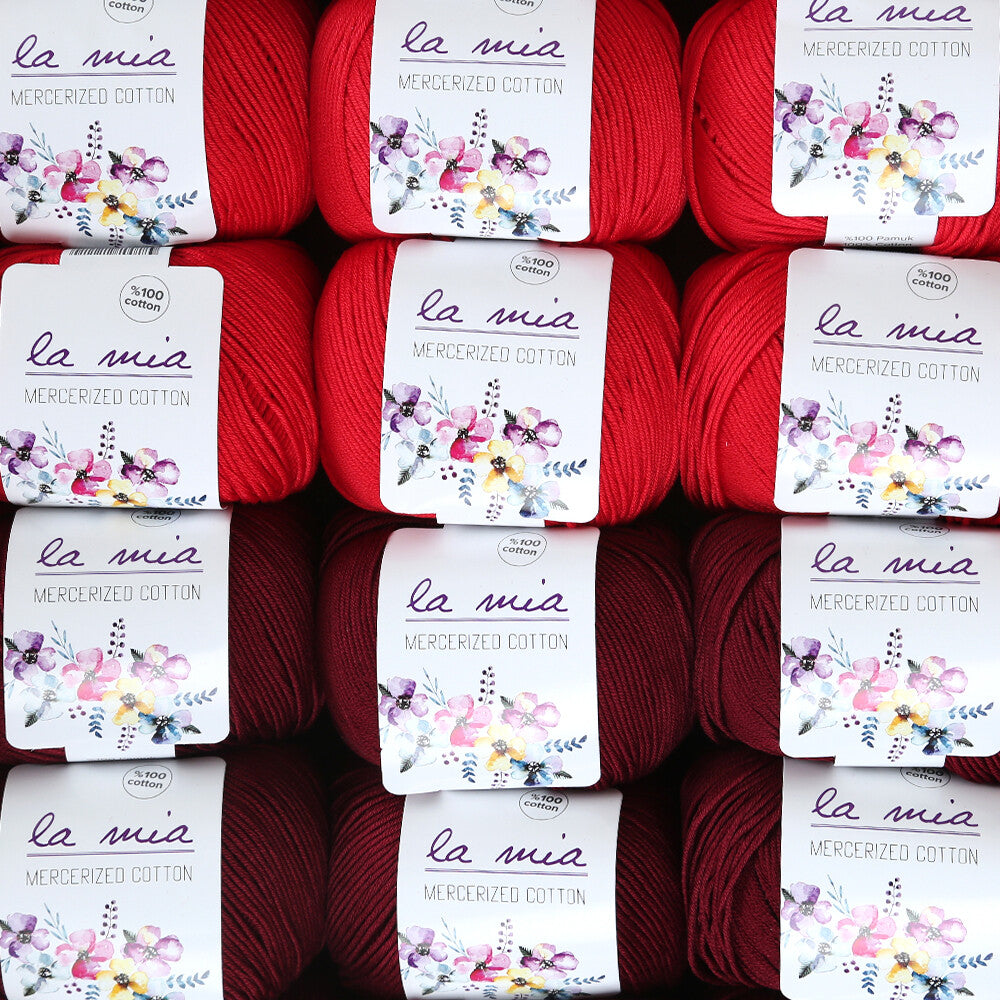 La Mia Mercerized Cotton Mercan Seti