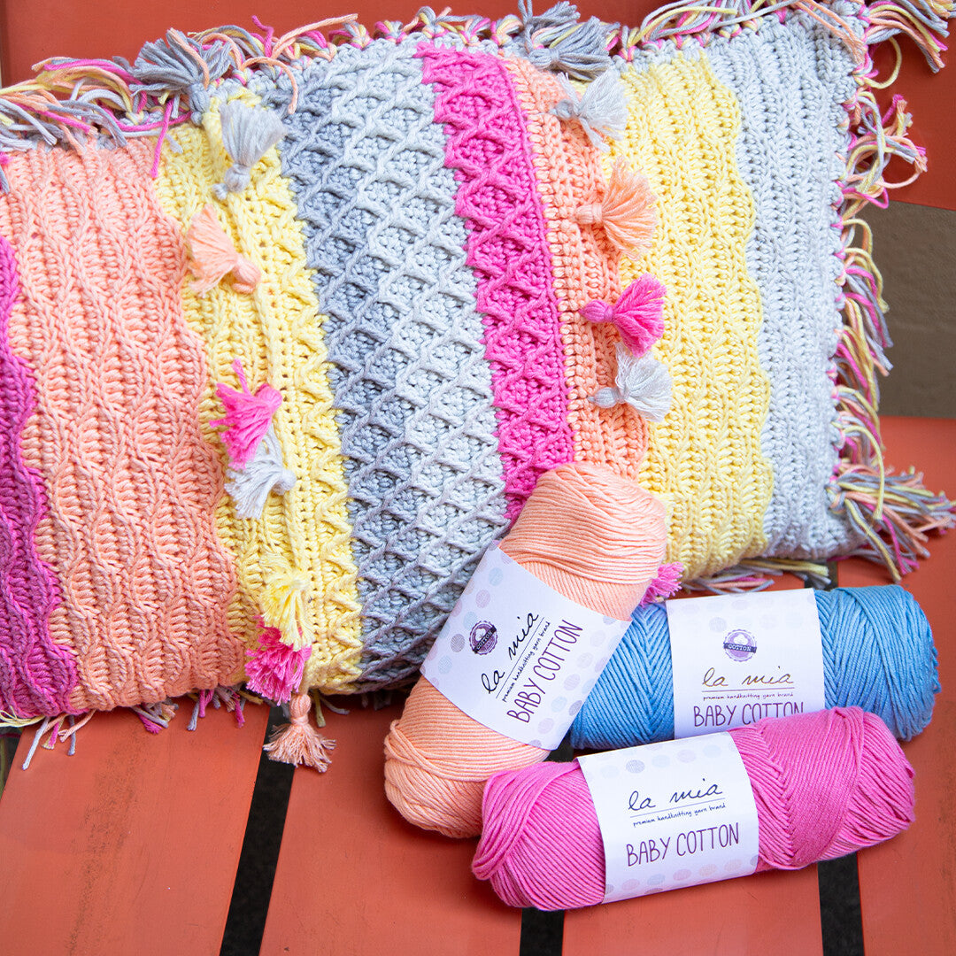 La Mia Baby Cotton Bej El Örgü İpi - L049