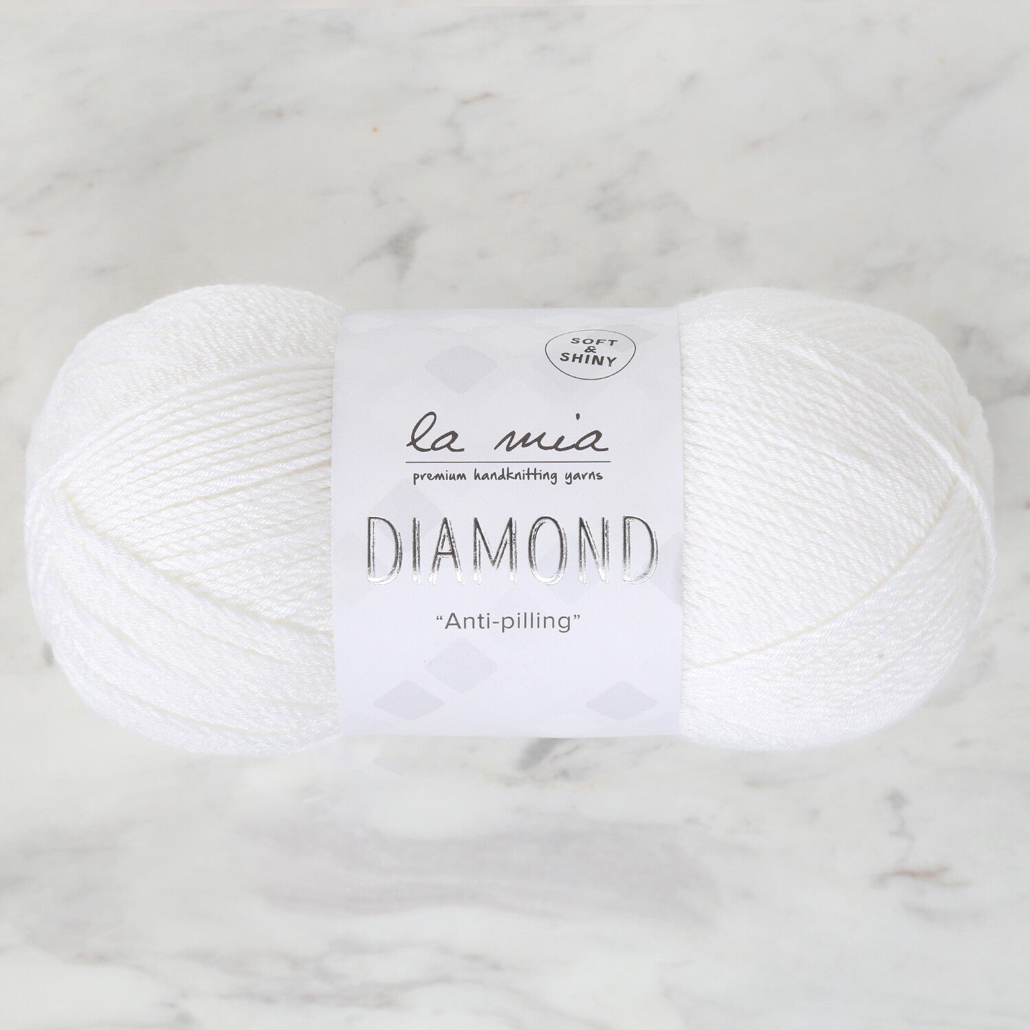 La Mia Diamond Beyaz El Örgü İpi - L001