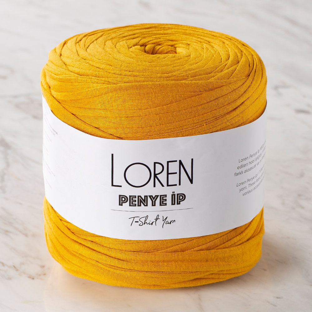 Loren Penye Kumaş El Örgü İpi Hardal - 39