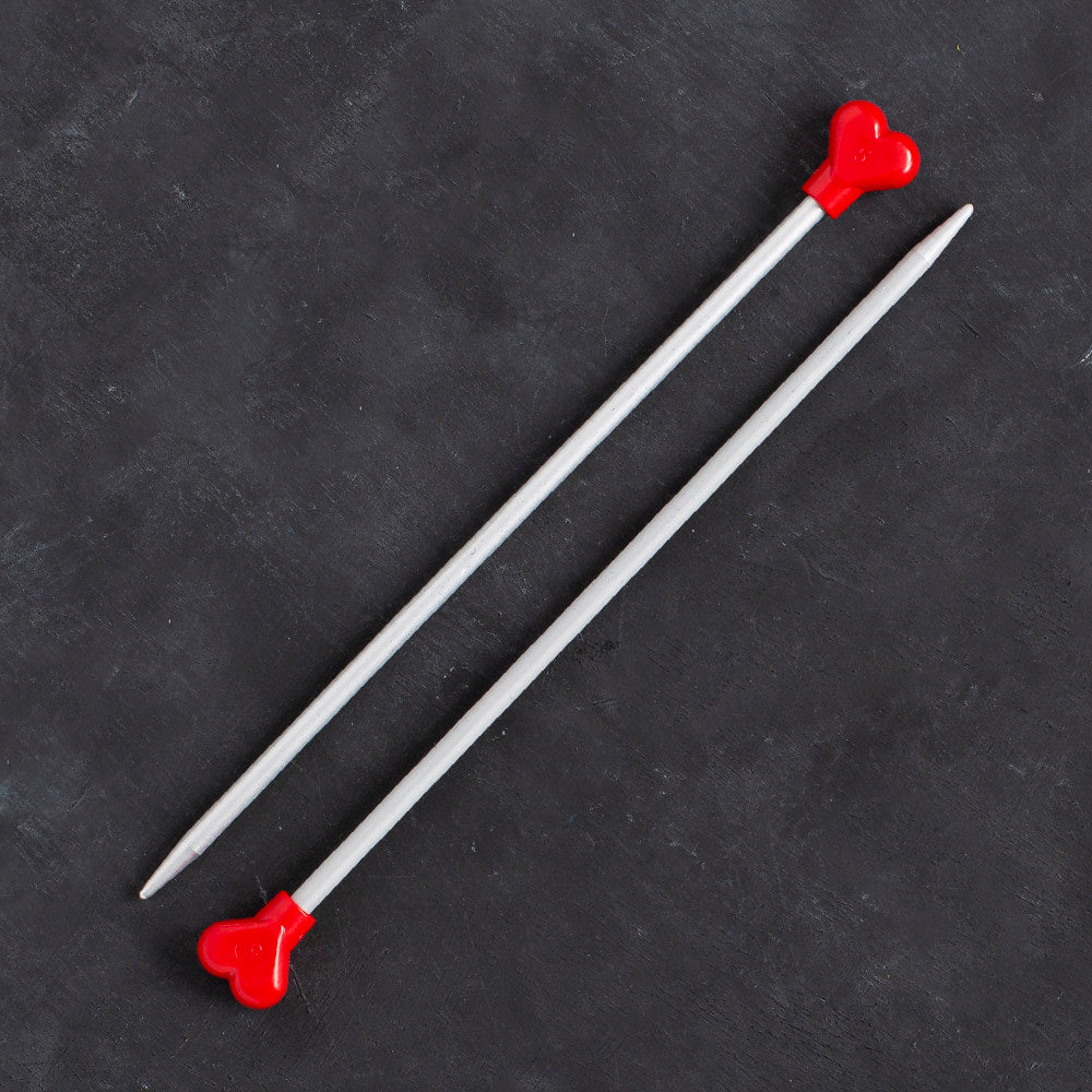 Addi Kalpli 5mm 20cm Klasik Alüminyum Örgü Şişi - 200-7