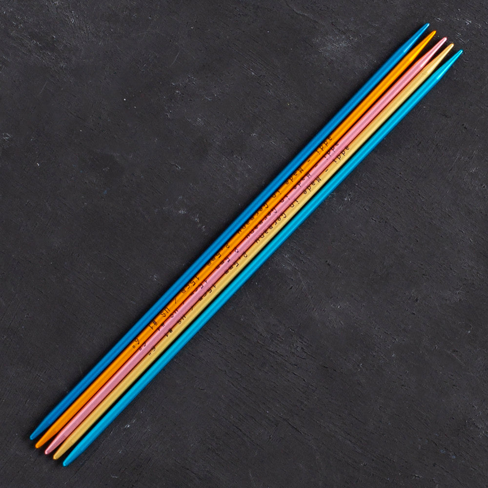 Addi Colibri 2,5mm 15cm Renkli Çorap Şişi - 204-7