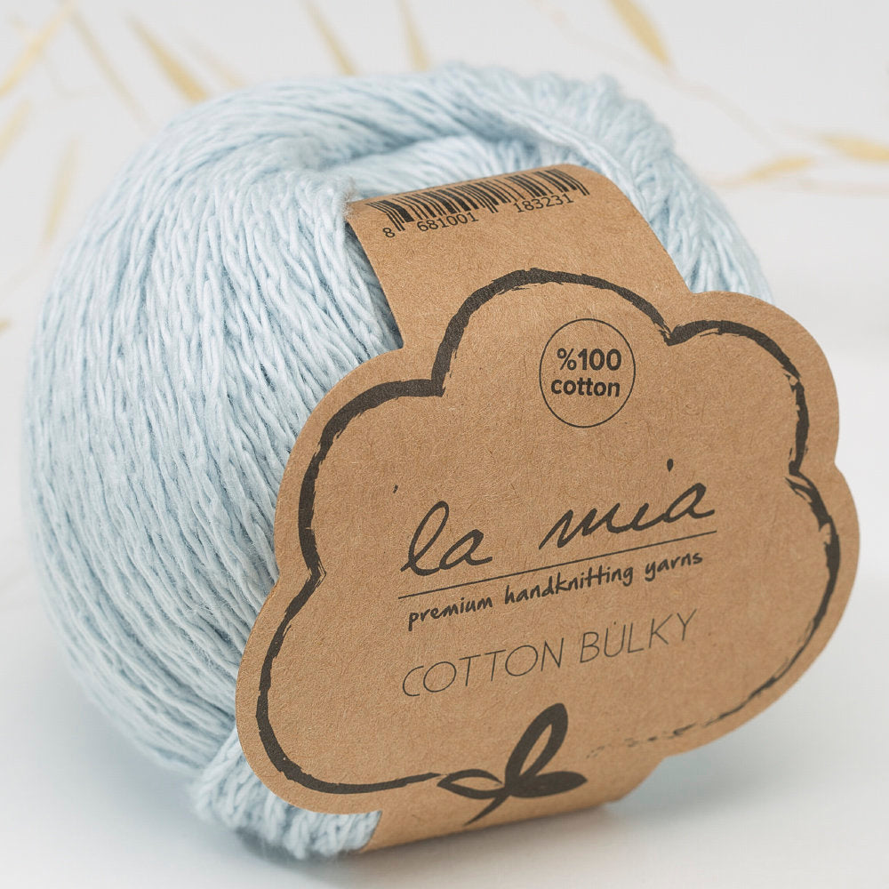 La Mia Cotton Bulky Bebe Mavi Zincir El Örgü İpi - P14