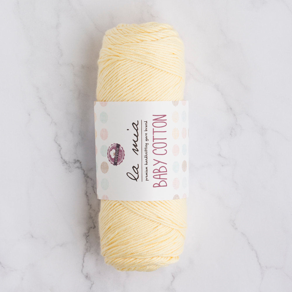 La Mia Baby Cotton Bebe Sarı El Örgü İpi - L028
