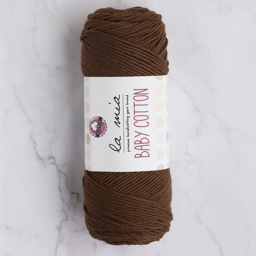 La Mia Baby Cotton Kahverengi El Örgü İpi - L005