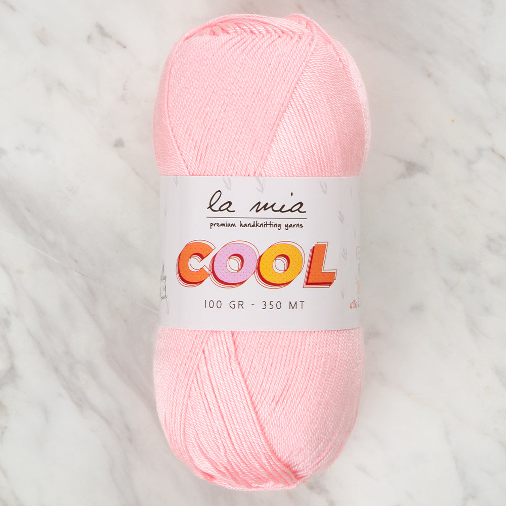 La Mia Cool Pembe El Örgü İpi - L015
