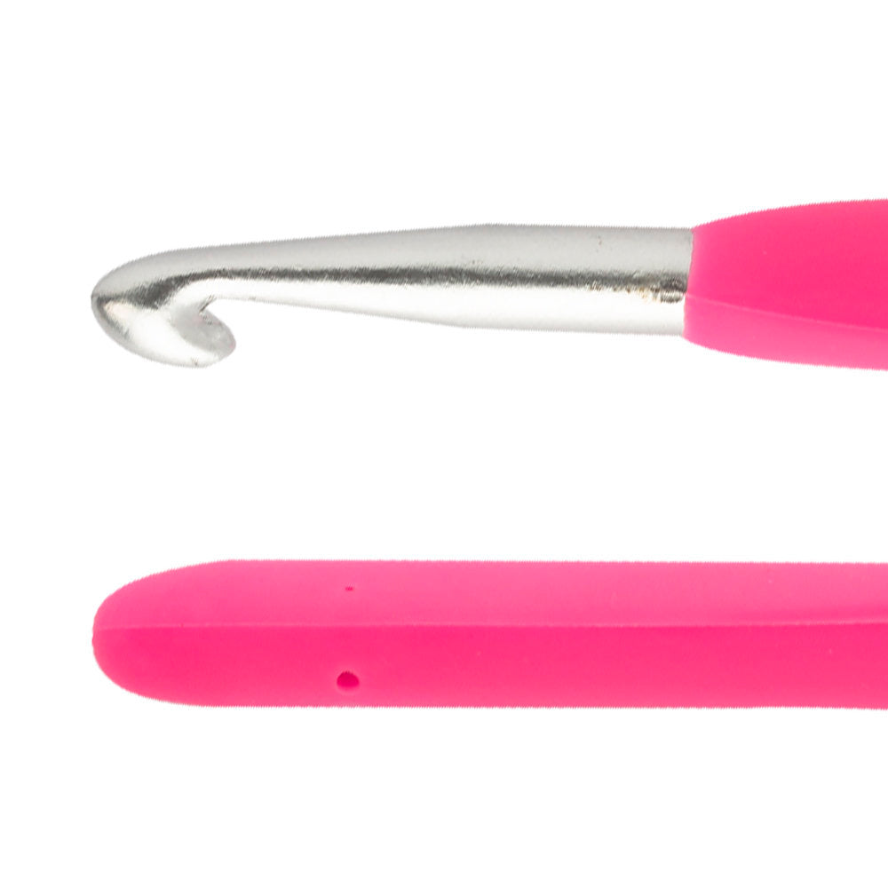 Loren Crafts 7 mm Pembe Yün Tığ