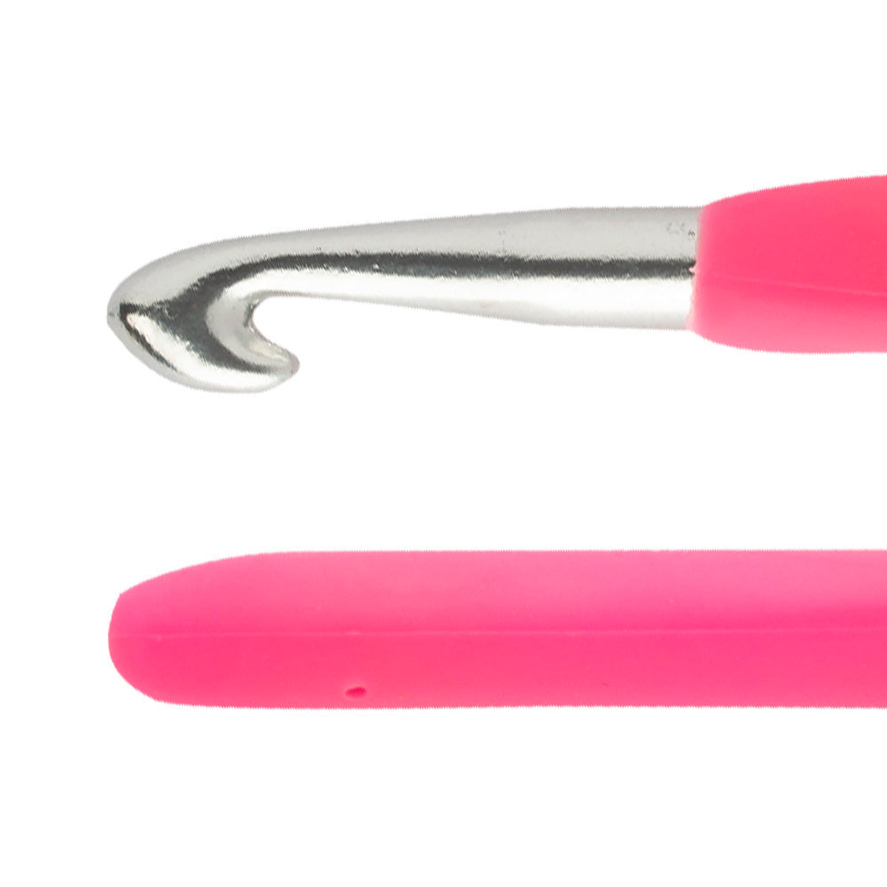 Loren Crafts 9 mm Pembe Yün Tığ