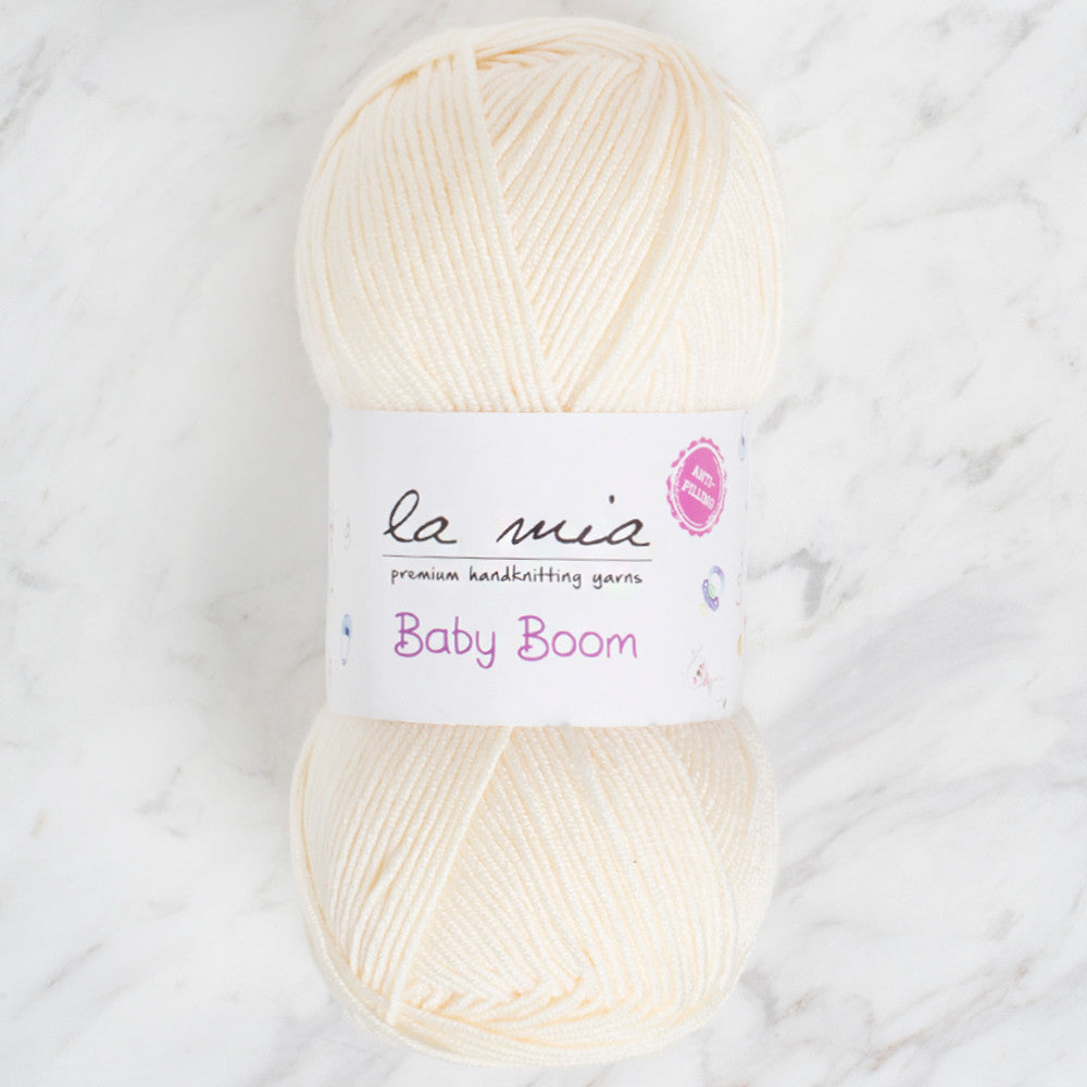 La Mia Baby Boom Krem El Örgü İpi - 25