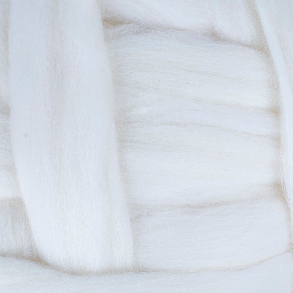 La Mia Jumbo Beyaz Dev Yün El Örgü İpi - J11