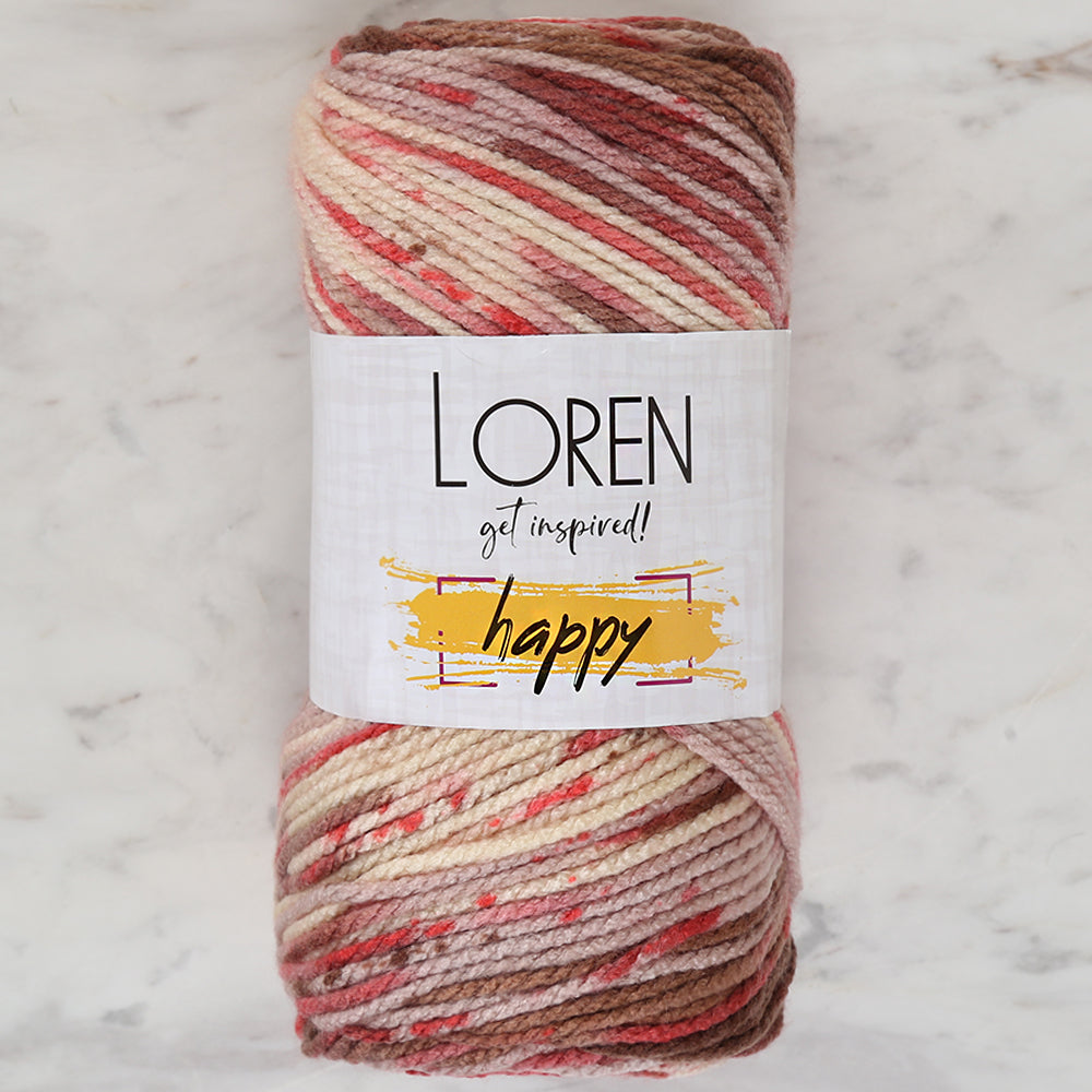 Loren Happy Ebruli El Örgü İpi - RH002