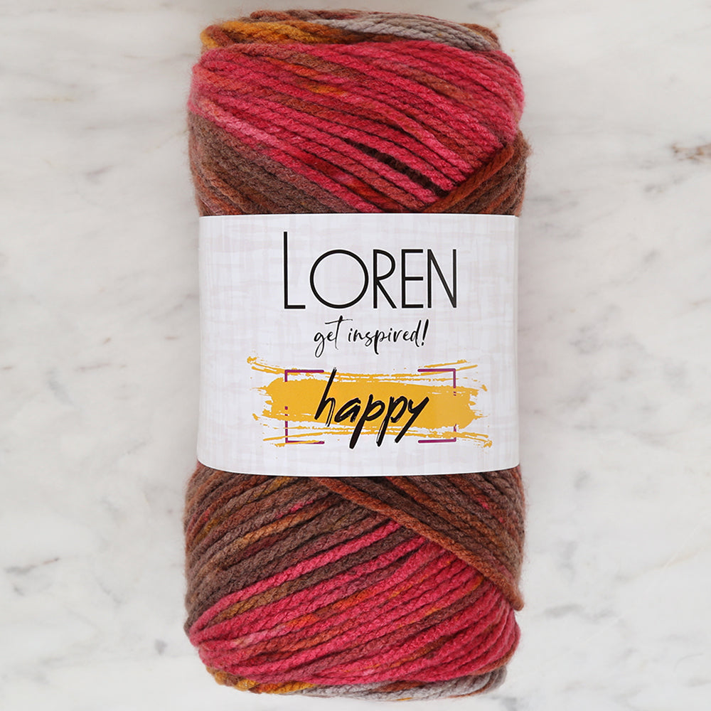 Loren Happy Ebruli El Örgü İpi - RH012