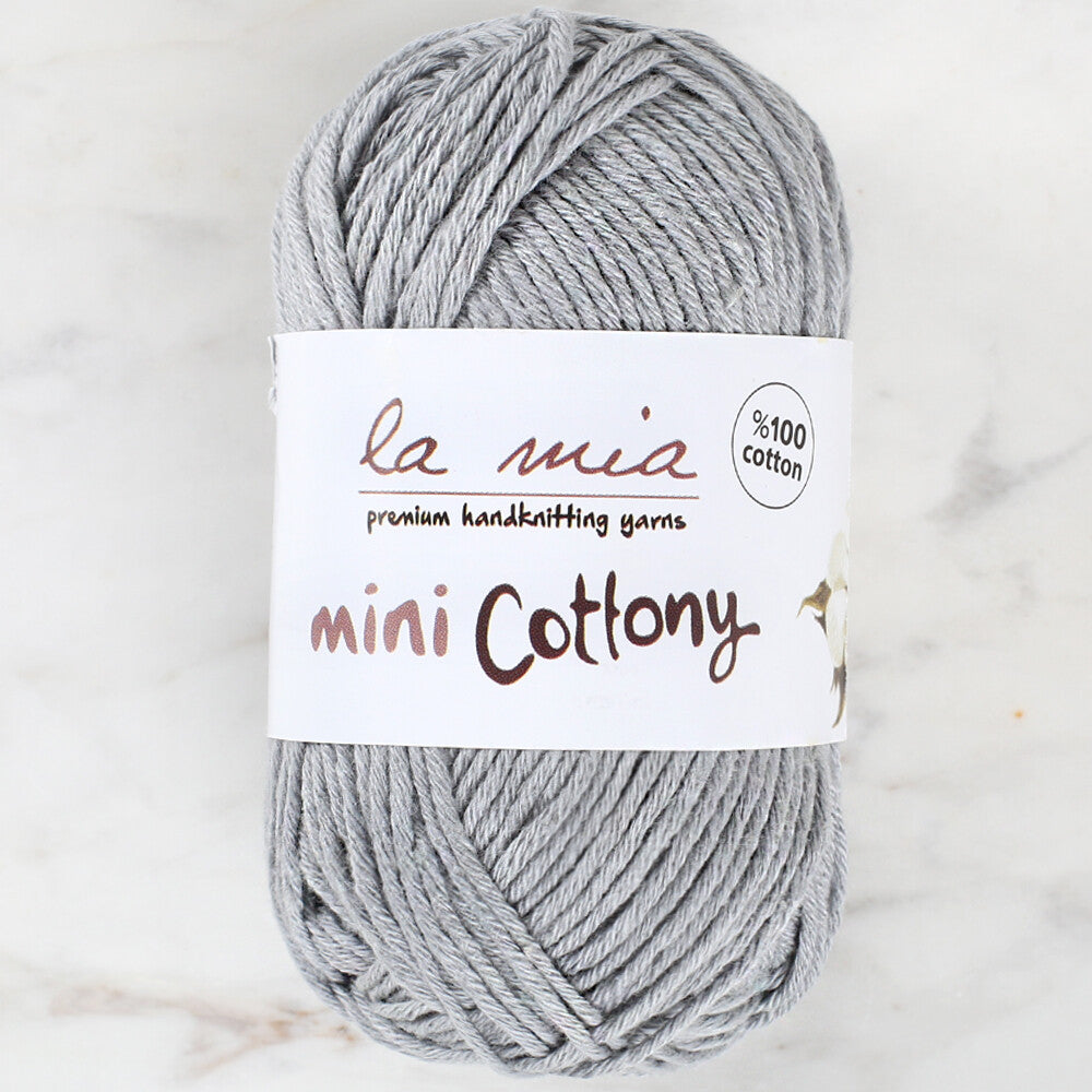 La Mia Mini Cottony 25 gr Gri Bebek El Örgü İpi - L020