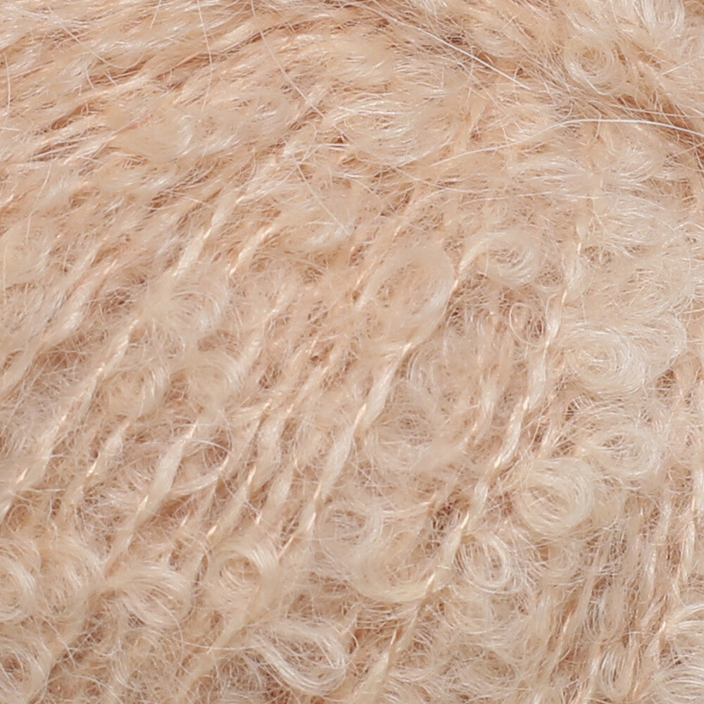 La Mia Alpaca Boucle 50 Gr Bej El Örgü İpi - L308