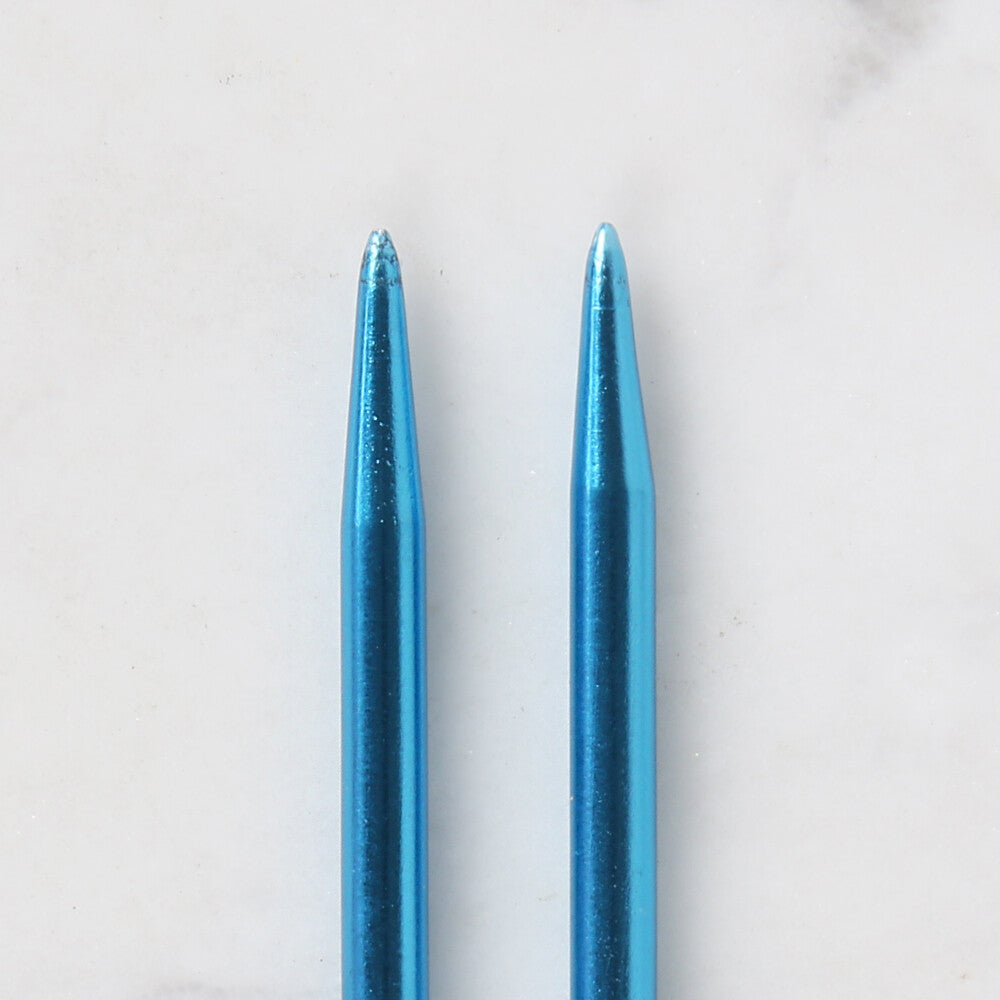 Loren Crafts 4,5 mm 35 cm Mavi Metal Örgü Şişi - LRN320