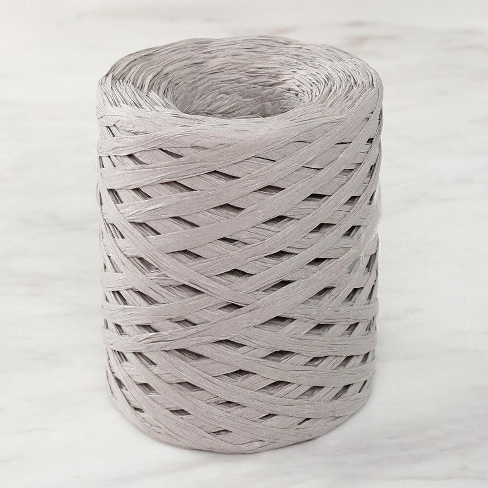 Loren Natural Raffia 90 gr Gri Kağıt İp - 81
