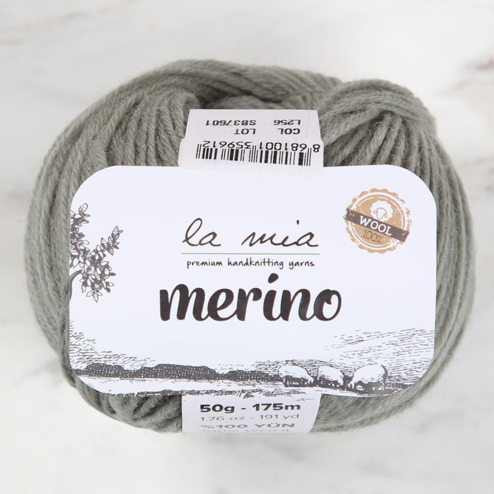 La Mia Merino Yeşil El Örgü İpi - L256