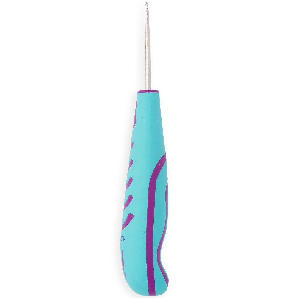Pony No:8 1.25 mm 13 cm Çelik Uçlu Ergonomik Saplı Dantel Tığ - 59604
