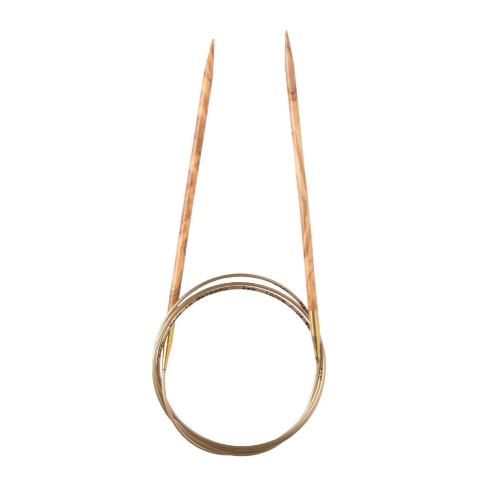 Addi Olive Wood 3,5 mm 80 cm Zeytin Ağacı Misinalı Örgü Şişi - 575-7
