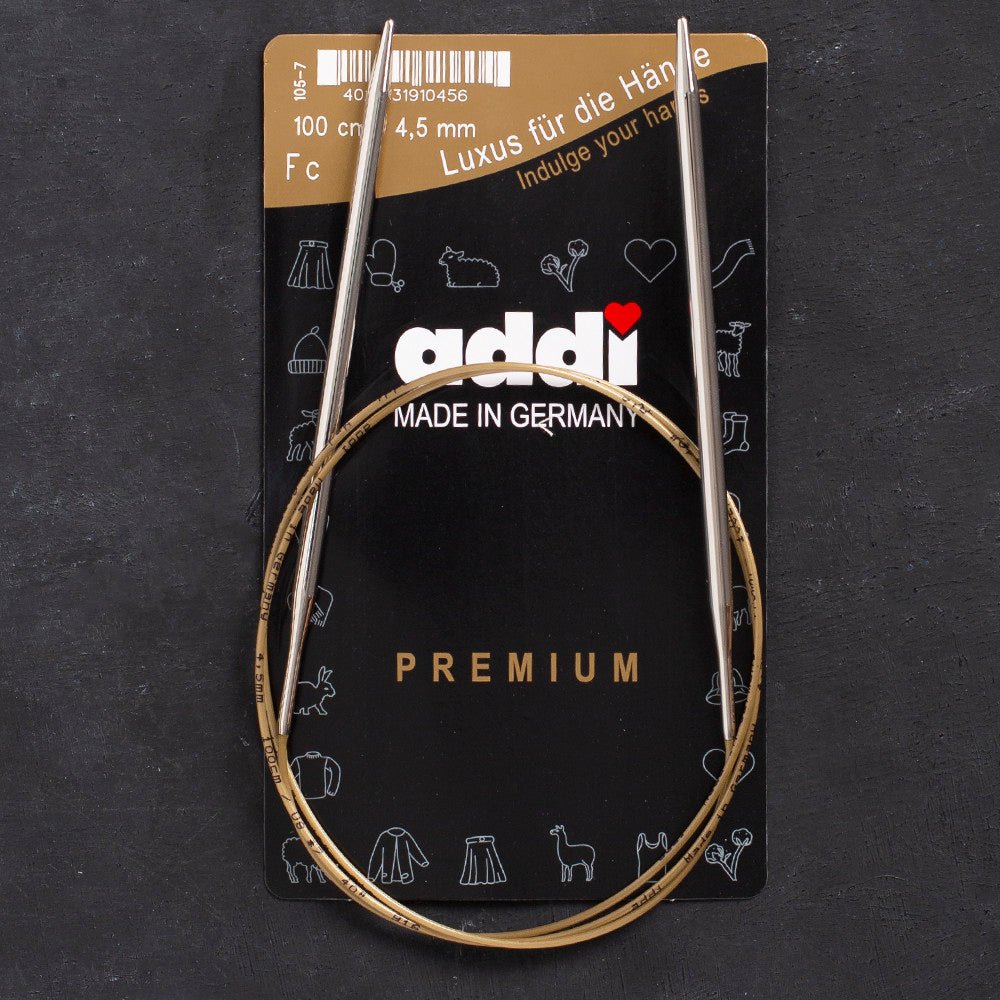 Addi 4,5mm 100cm Klasik Misinalı Şiş- 105-7