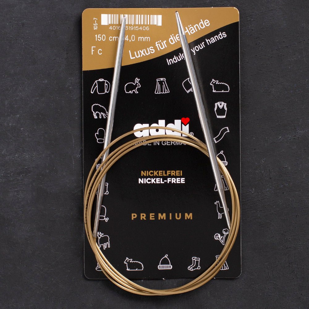 Addi 4mm 150cm Klasik Misinalı Şiş - 105-7