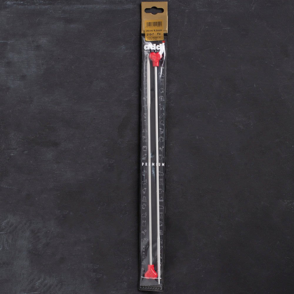 Addi 5mm 35cm Klasik Alüminyum Hızlı Örgü Şişi - 210-7