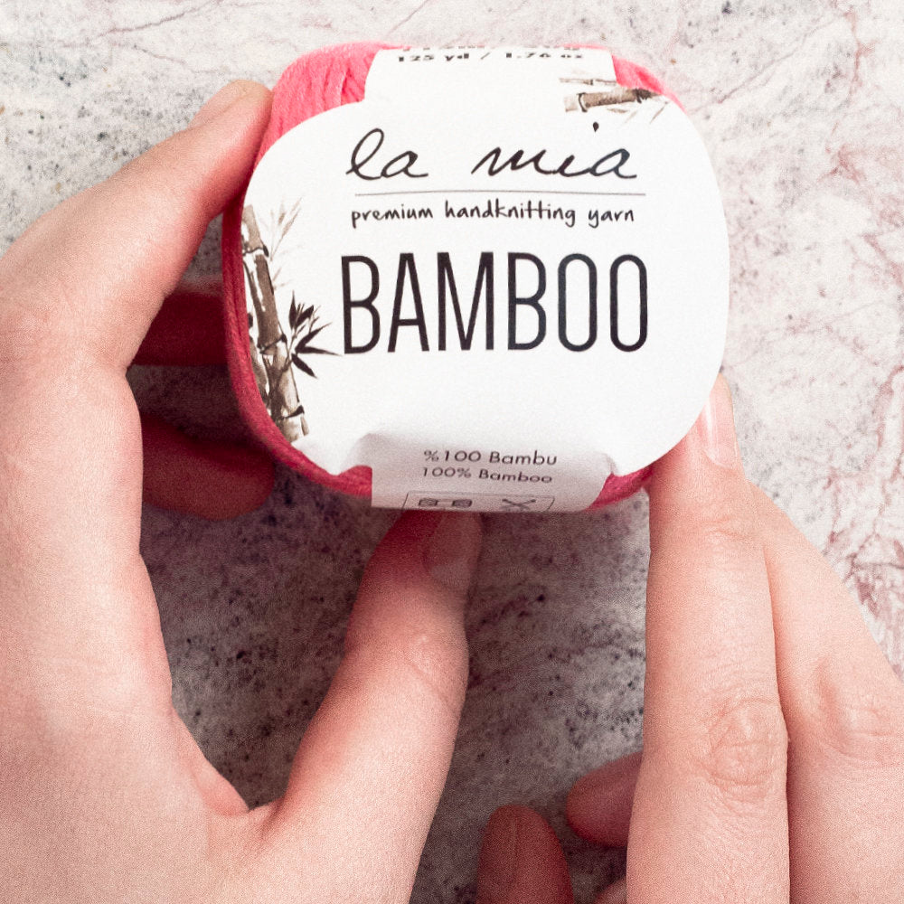La Mia Bamboo Fuşya El Örgü İpi - L046