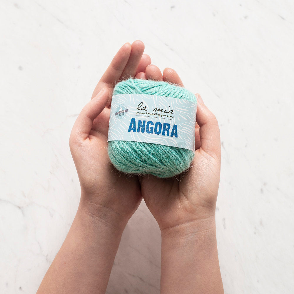 La Mia Angora 50gr Pembe El Örgü İpi - L107