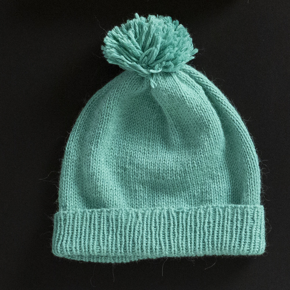 La Mia Angora Mint Yeşili Bere Kiti