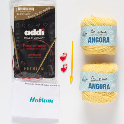 La Mia Angora Sarı Bere Kiti