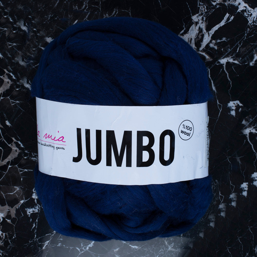 La Mia Jumbo Lacivert Dev Yün El Örgü İpi - J7