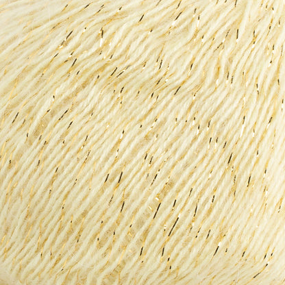 Loren Wool Simli Tiftik 10'lu Paket x 50gr Krem El Örgü İpi - K2323