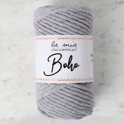 La Mia Boho Gri Büküm Makrome İpi - L031