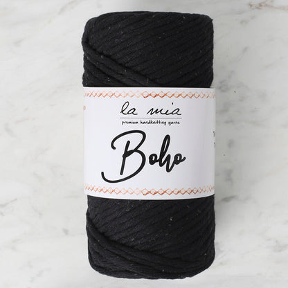 La Mia Boho Siyah Büküm Makrome İpi - L006