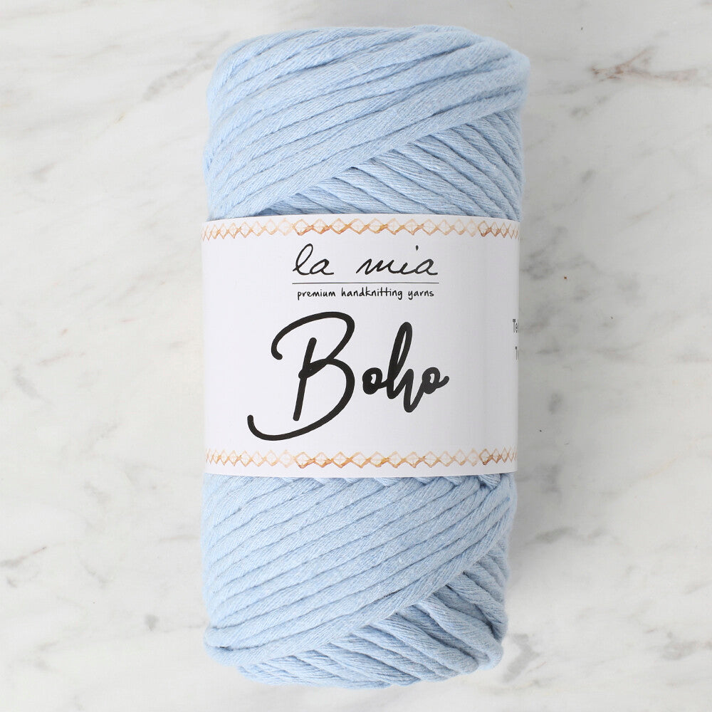 La Mia Boho Açık Mavi Büküm Makrome İpi - L069