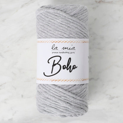 La Mia Boho Açık Gri Büküm Makrome İpi - L044