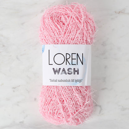 Loren Wash Bebe Pembe El Örgü İpi - R094