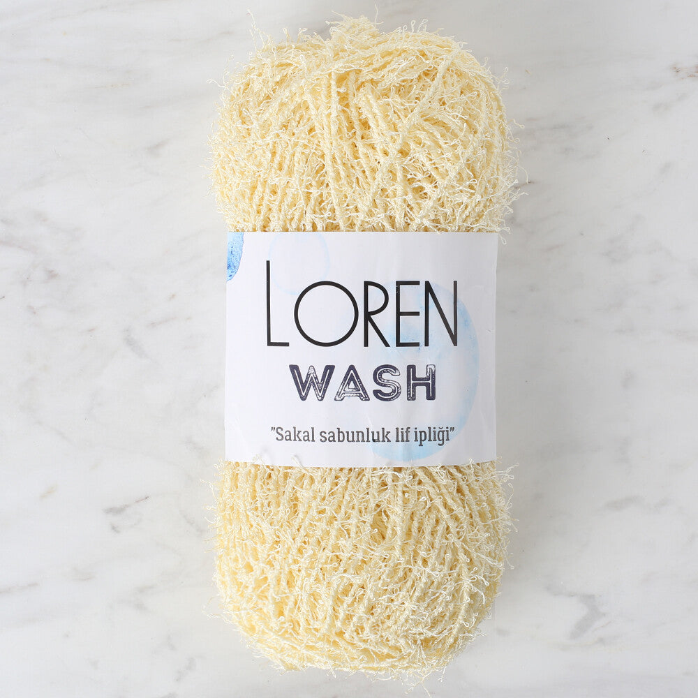 Loren Wash Açık Sarı El Örgü İpi - R083