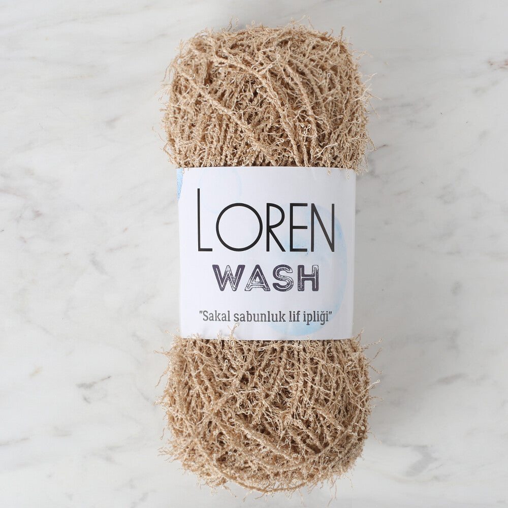 Loren Wash Bej El Örgü İpi -  R084