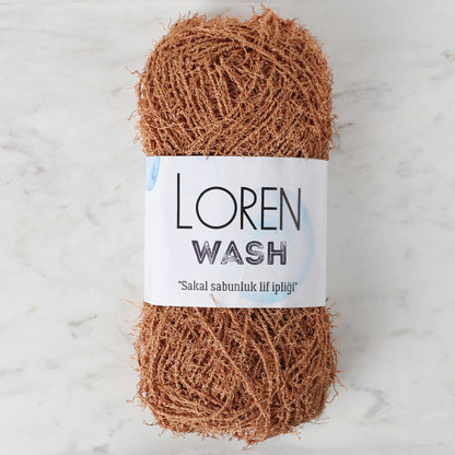 Loren Wash Kahverengi El Örgü İpi - R144