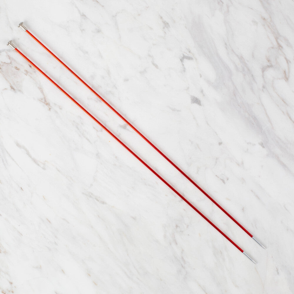 Loren Crafts Rythm 2,5mm Kırmızı Renkli Metal Örgü Şişi