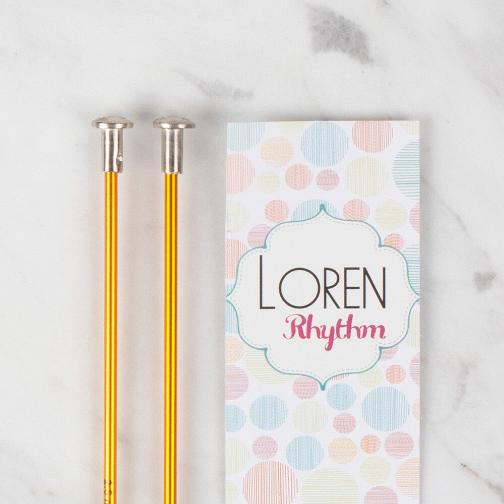 Loren Crafts Rythm 2,5mm Sarı Renkli Metal Örgü Şişi